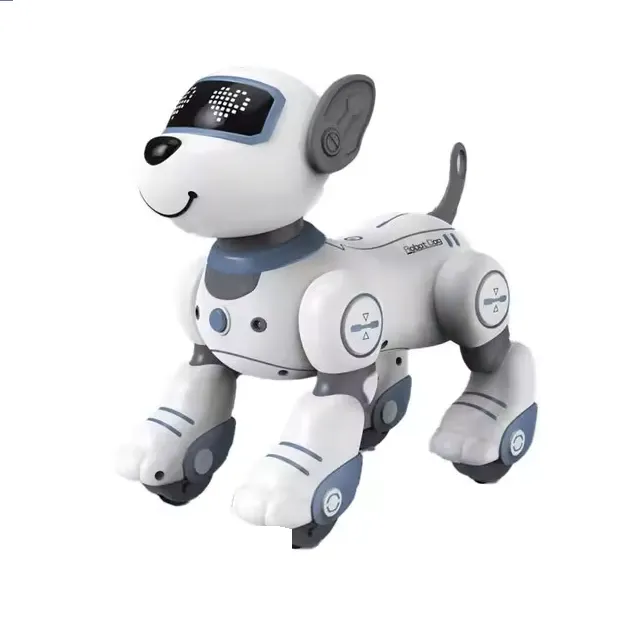 [JUG-GEN-1181] Juguete Perro Cachorro Robot Touch Interactivo Para Niños (Azul)