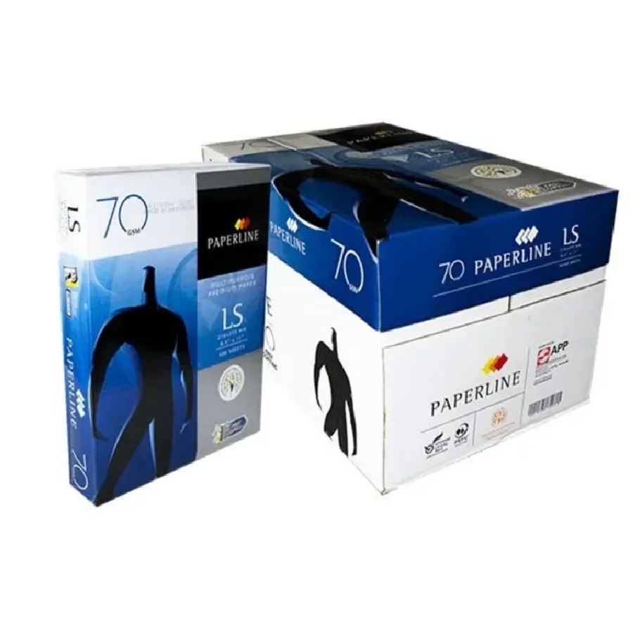 [RES-PAP-1335] Resma Papel Tipo Carta Paperline - 500 H - 70gr Color Blanco Pack 5