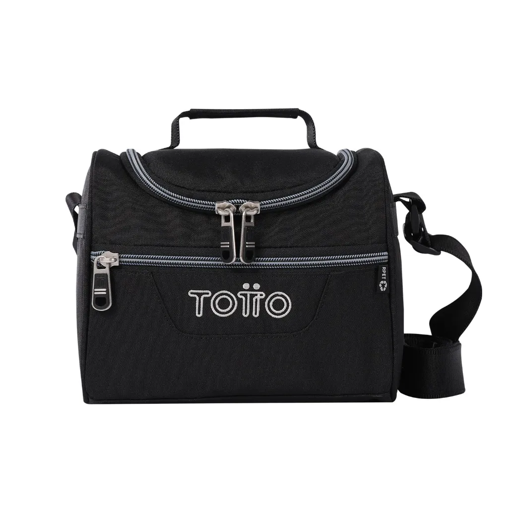 [LON-TOT-1368] Lonchera Totto Borrador Resistente Y Práctica (Negro, Pizarra)