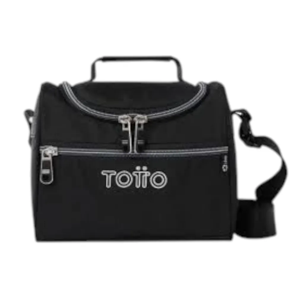 [LON-TOT-1368] Lonchera Totto Borrador Resistente Y Práctica (Negro, Pizarra)