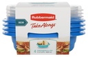 Contenedores Herméticos 669 Ml Rubbermaid Set 4