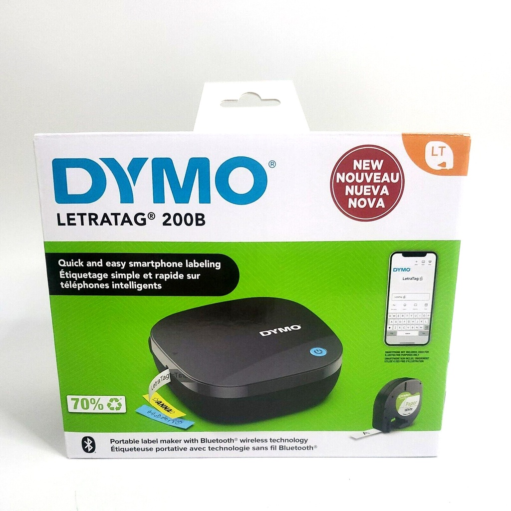 Rotuladora Dymo Letratag 200B Bluetooth