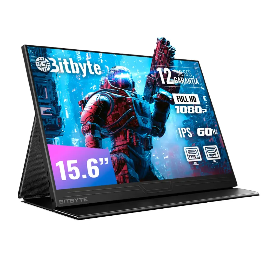 [MON-BIT-1568] Monitor Portátil Bitbyte 15.6 Full Hd Ips Con Parlante