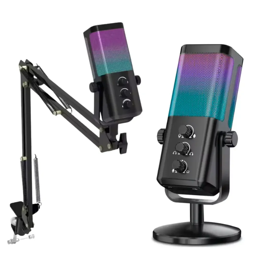 [MIC-BIT-1585] Micrófono de Streaming Podcast RGB Bitbyte M7 Gamer