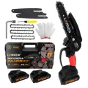 Motosierra Podadora Eléctrica 6 Pulgadas LERNEN + 2 Baterías