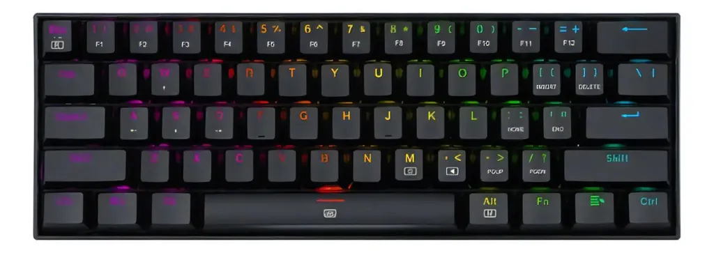 [TEC-RED-1633] Teclado Redragon Dragonborn K630 Red Negro RGB Esp. QWERTY