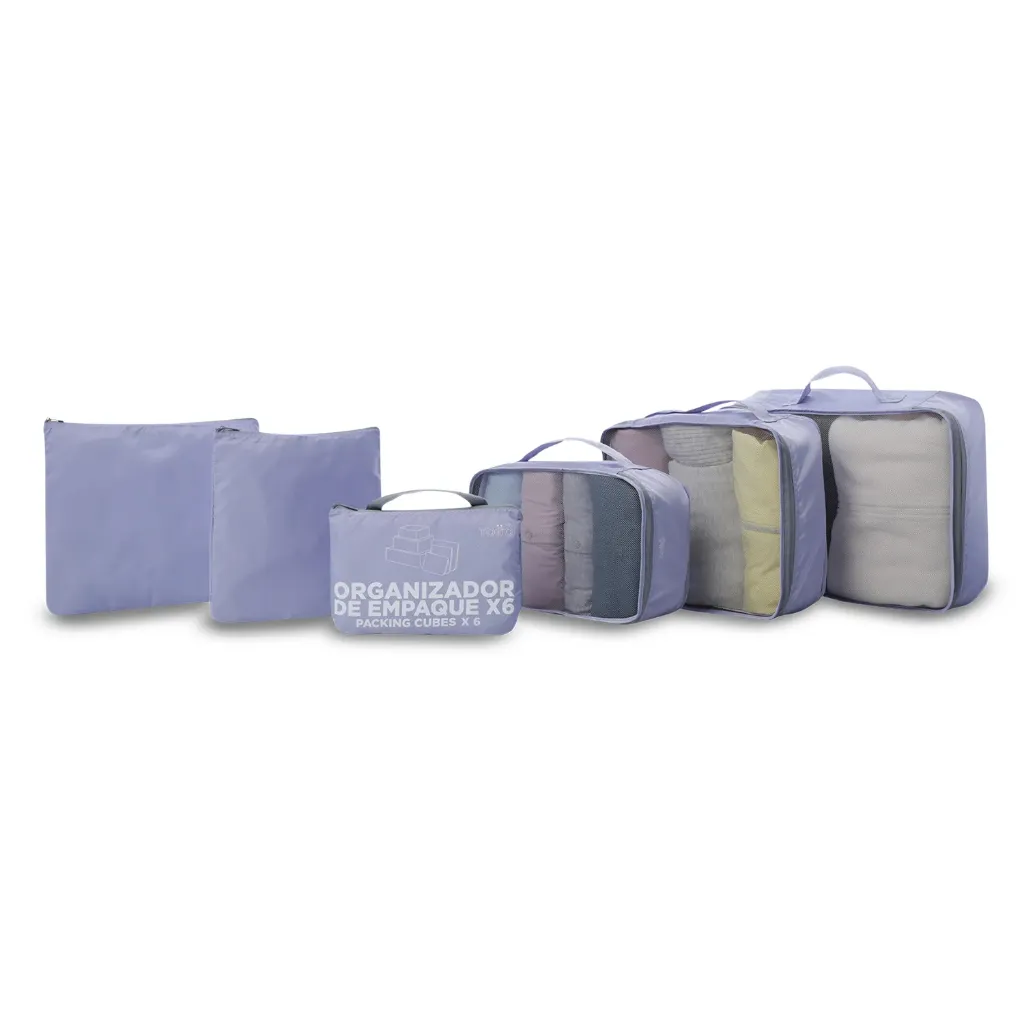 ORGANIZADOR DE EMPAQUE PACKING  CUBE X 6