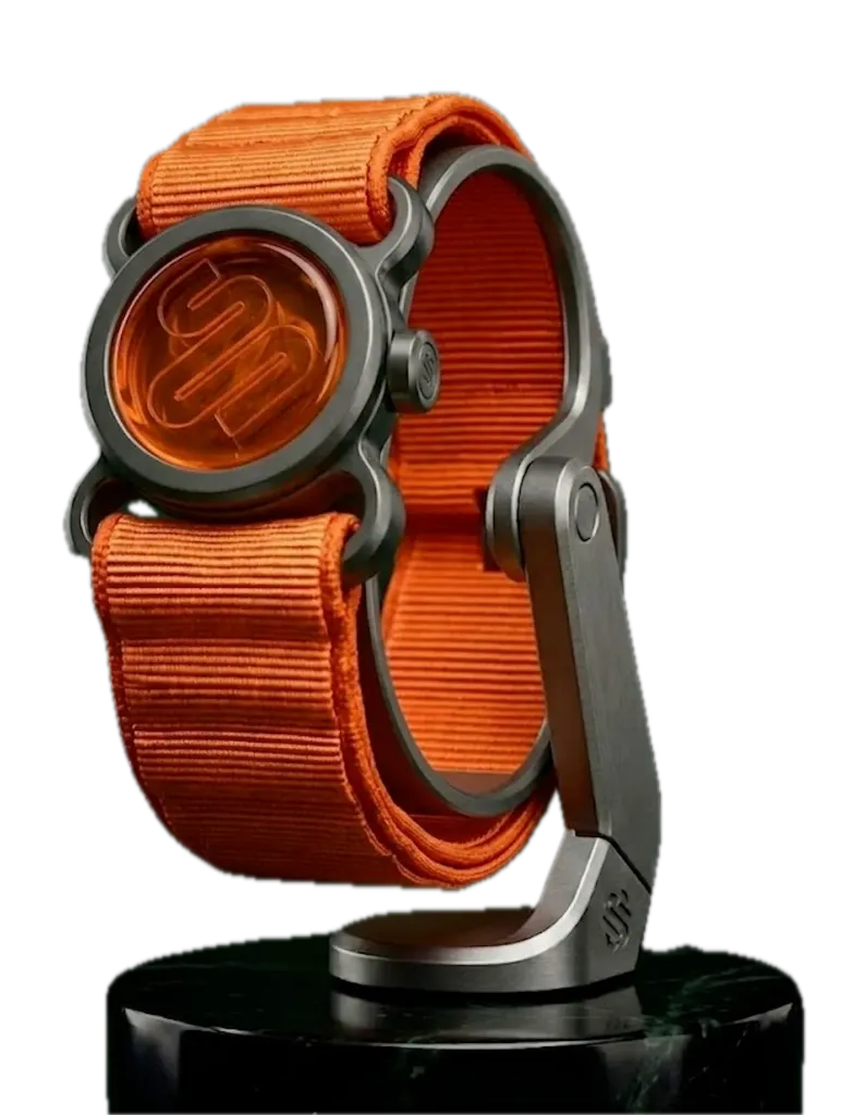 [PUL-SAV-1669] Pulsera Antirrobo para Celular SaveBand – Seguridad Anti Robo para Teléfono (Naranja, S)