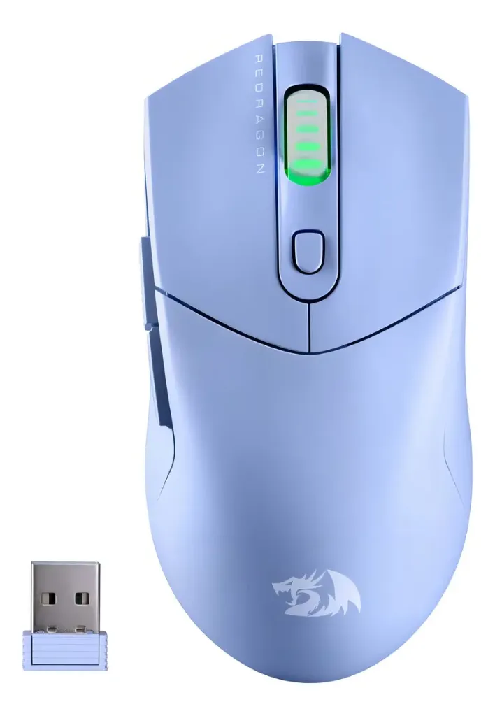 [RAT-RED-1710] Ratón (mouse) para juegos Redragon ST4r Pro Wireless/BT M917GB-Pro (Celeste)