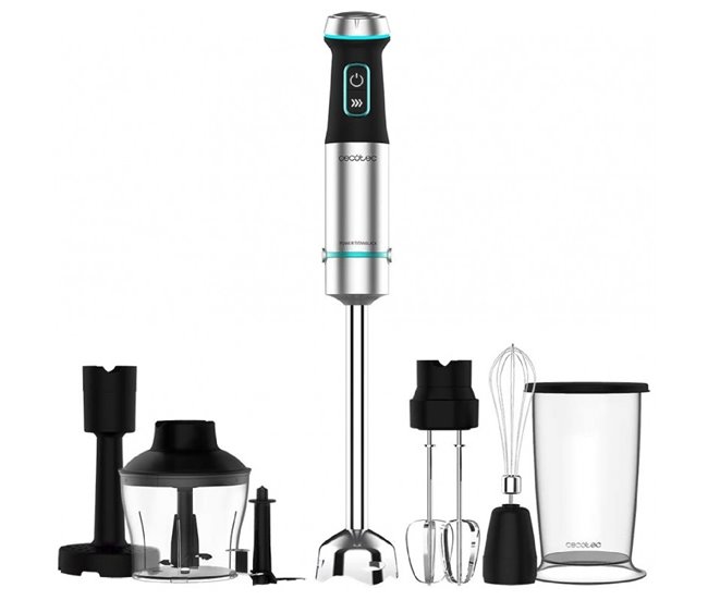 Batidora De Mano Power TitanBlack 1200 XL PerfectCream&Crush Cecotec - Conforama