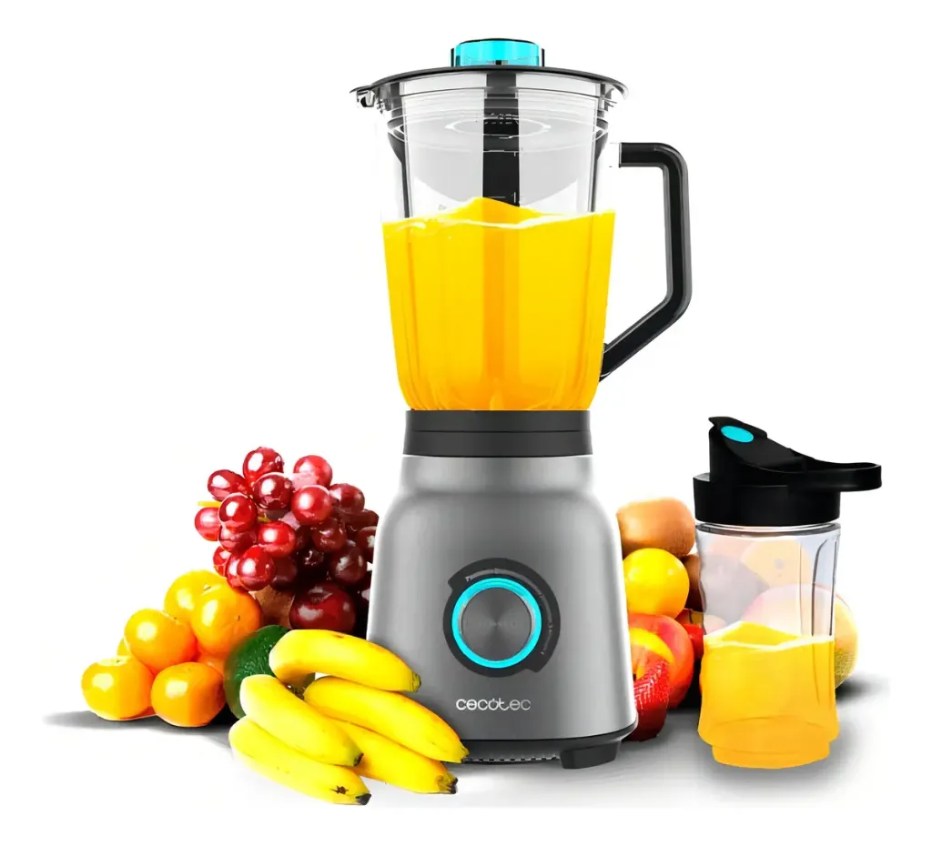 Batidora De Vaso Cecotec Power Black Titanium 1800max Blend