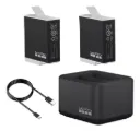 Cargador Dual GoPro + 2 baterías Enduro